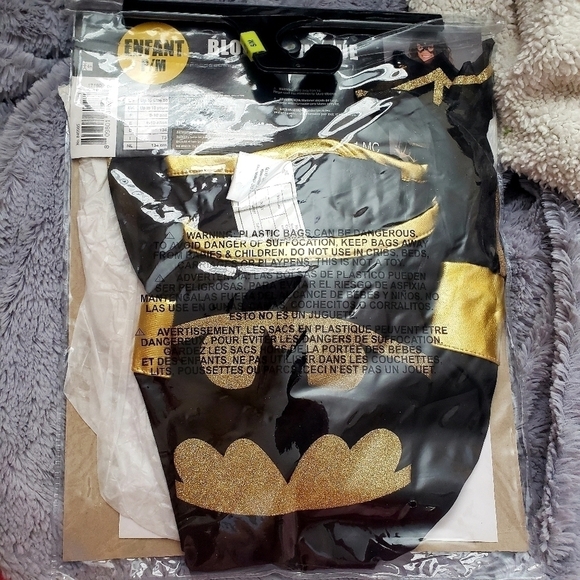DC Comics Batman Batgirl Tunic Top Child Small / Medium S/M Halloween Costume - Picture 4 of 4